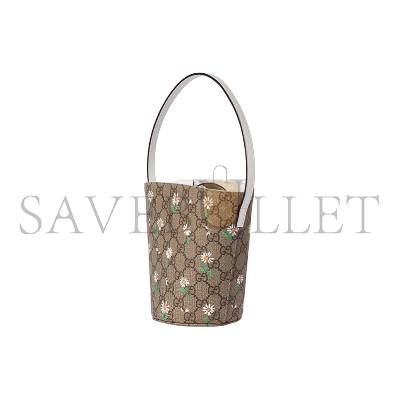 GUCCI CHILDREN'S PRINTED GG BUCKET BAG 752356 (18.5*16.5*7cm)